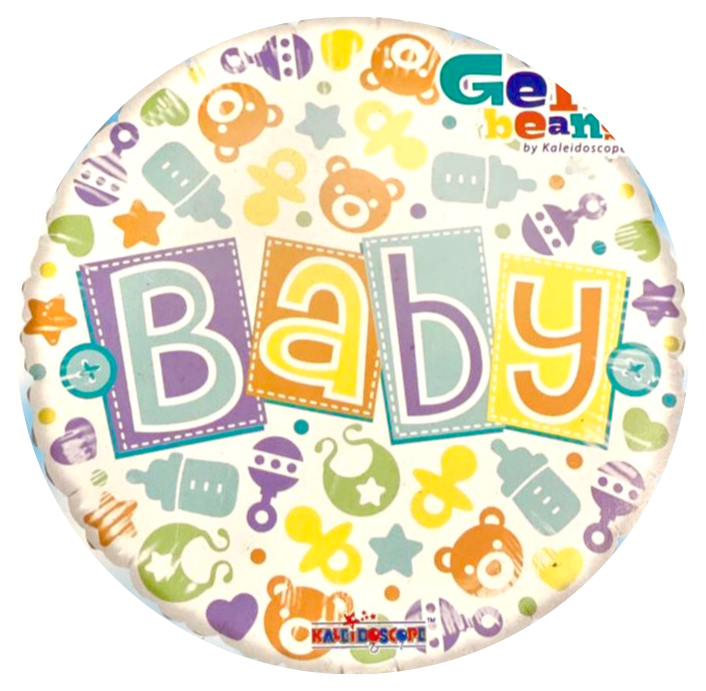 18" BABY Theme Circle Shape Foil