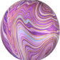 15" Purple Marblez™ Orbz Balloon