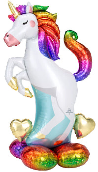 55" Sparkle Rainbow Unicorn Airloonz™