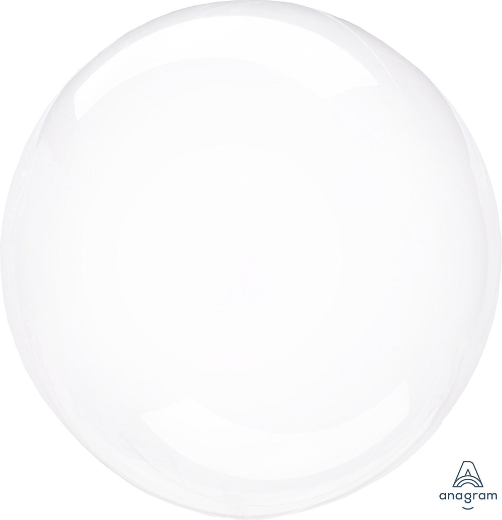 18"-22" CRYSTAL Clear Orbz Balloon (SELF-SEALING)