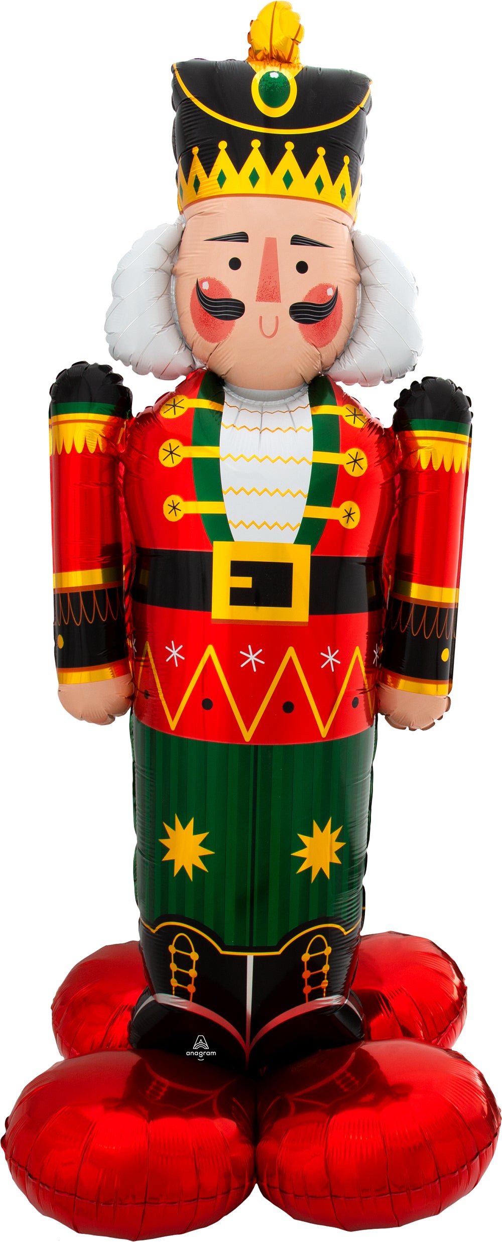 61" Nutcracker AirLoonz Balloon ( Air-Fill ONLY )