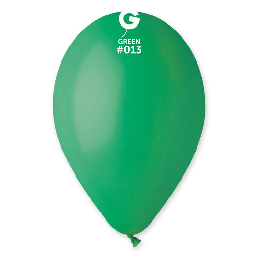 G110: #013 Green Standard Color 12 in