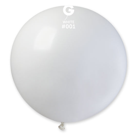 G30: #001 White Standard Color 31 in