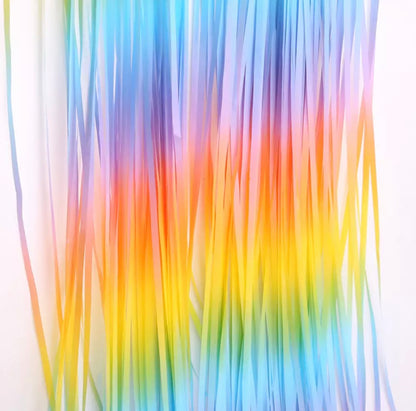 3 X 6 FT Rainbow Fringe Curtain