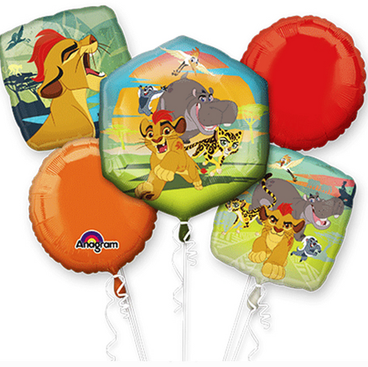 The Lion Guard (Lion King) Balloon Bouquet 5pc