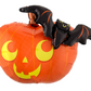 31" Pumpkin & Bat Mylar Balloon