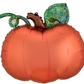 Pumpkin Shape Foil Balloon Supershape 25"