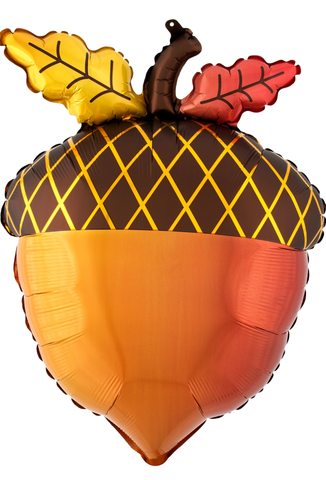 Acorn Shape Foil Balloon 18"