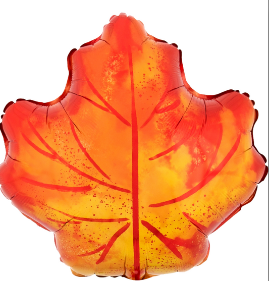 Autumn Leaf Foil Balloon 21 inch