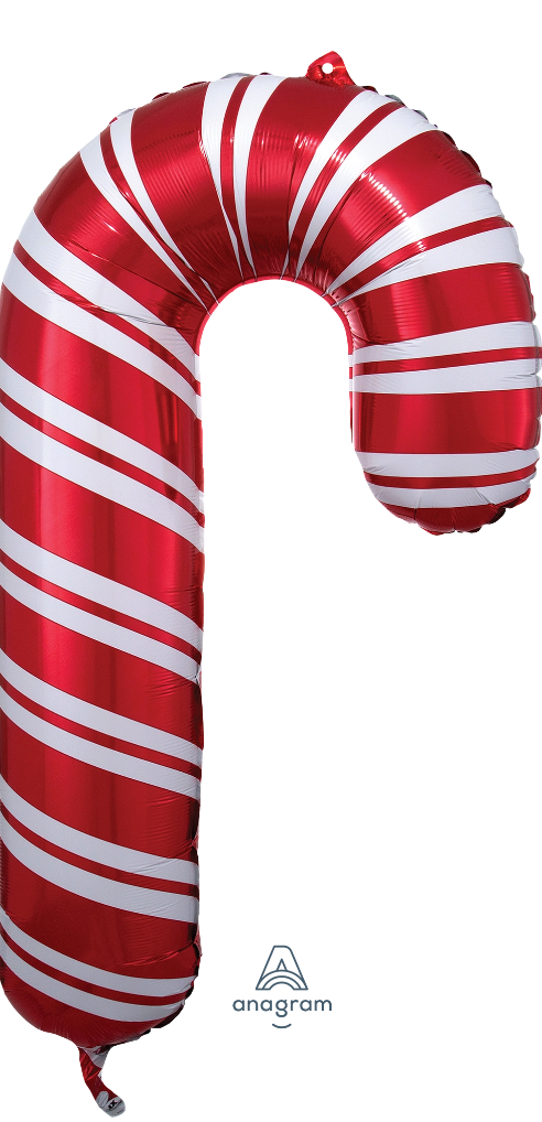 Candy Cane Mylar Supershape Balloon