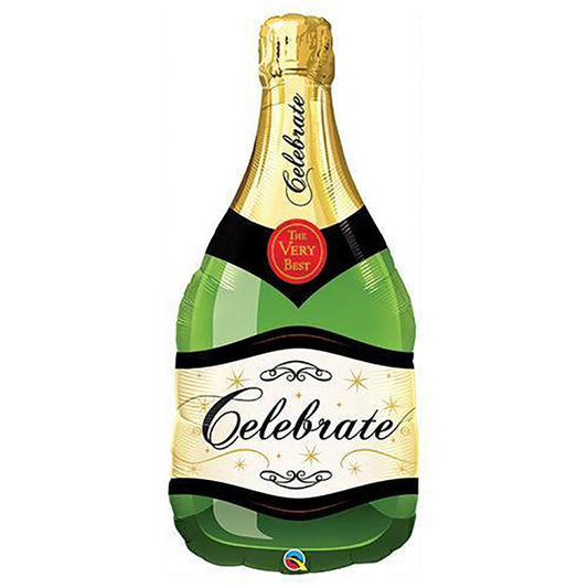 39" Celebrate Champagne Balloon Bottle Foil