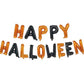 AIR- FILL ONLY "Happy Halloween" Balloon Letters