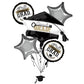 Graduation 5Pcs Congrats Grad! Balloon Bouquet
