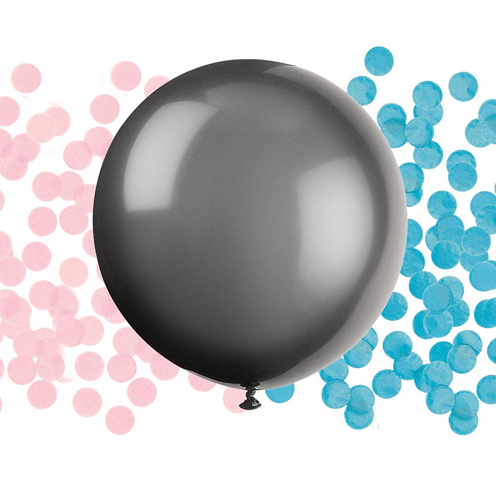 24 Inch Gender reveal Confetti Latex Balloon Kit