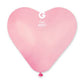 CR17: #057 Pink Standard Color Heart Shape 17 in