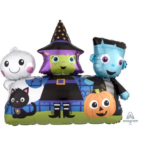 32" Halloween Friends Mylar Balloon