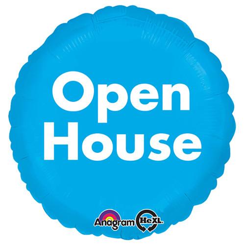 18" Open House Mylar Balloon