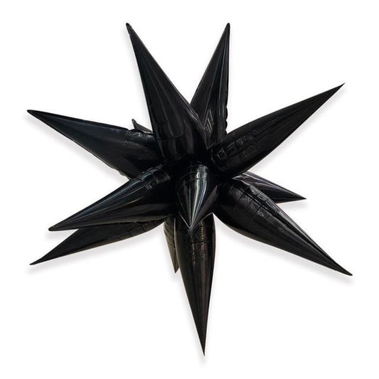 40" Jumbo Star-Burst - BLACK (AIR-FILL ONLY)
